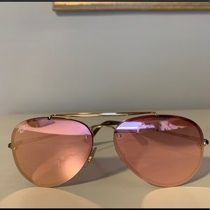 RB3584N Blaze Aviator 58mm Gold/Pink Mirror